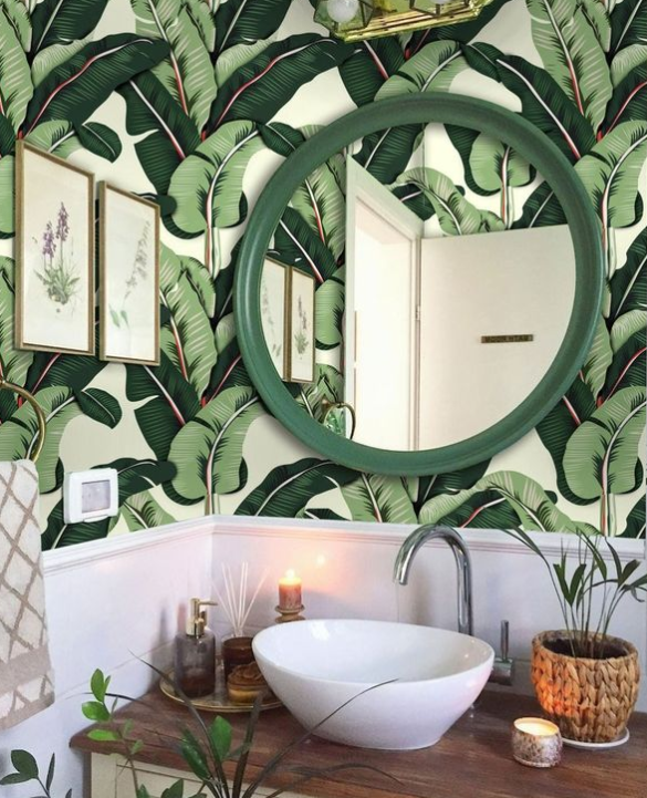Jungle Inspired Bathroom