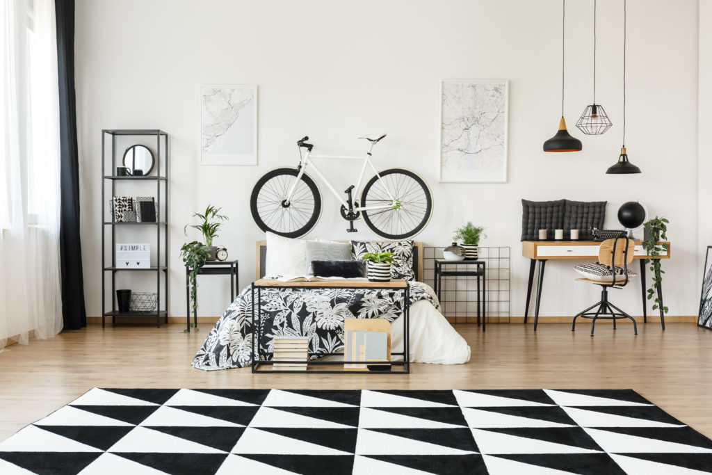 Black and White Bedroom